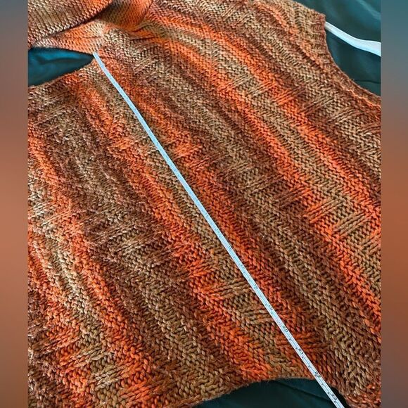 Cozy Orange Knit Sweater Size 16 Brand Tu - Picture 8 of 8